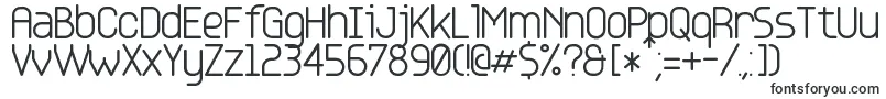 Base 4-Schriftart – Typografische Schriften