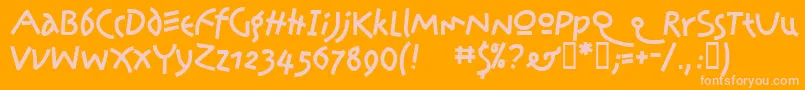Подробнее о шрифте Amazon Шрифт Amazon – розовые шрифты на оранжевом фоне