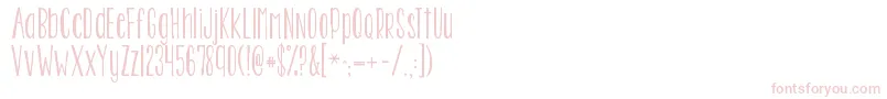 Kgtwoisbetterthanone Font – Pink Fonts on White Background