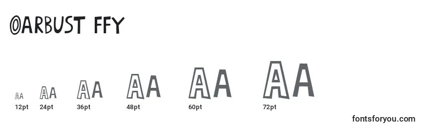 Oarbust ffy Font Sizes