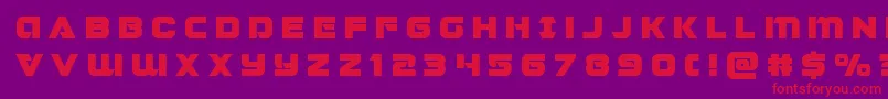 Jeebratitle Font – Red Fonts on Purple Background