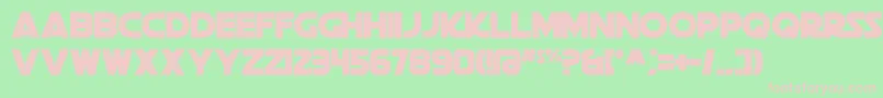 DeathStar Font – Pink Fonts on Green Background