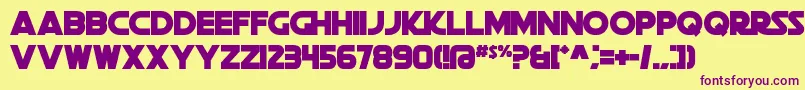 More about DeathStar Font DeathStar Font – Purple Fonts on Yellow Background