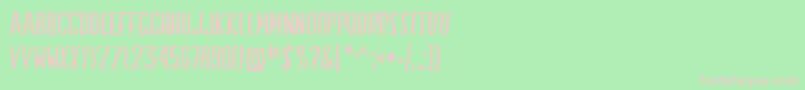 SwallowFalls Font – Pink Fonts on Green Background
