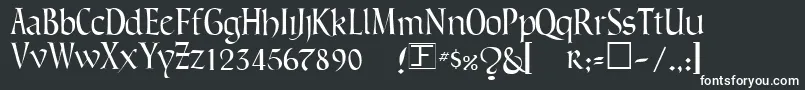 LombardicNarrow Font – White Fonts