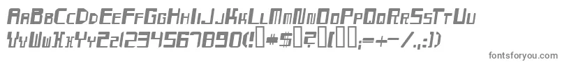 Weitere Informationen zur MaydayOblique-Schriftart MaydayOblique-Schriftart – Graue Schriften