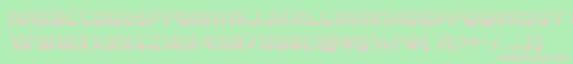 Legiosabinagrad Font – Pink Fonts on Green Background