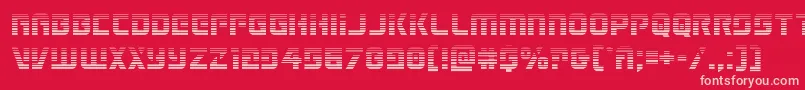 Legiosabinagrad Font – Pink Fonts on Red Background