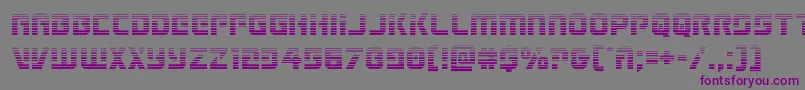 Шрифт Legiosabinagrad – фиолетовые шрифты на сером фоне