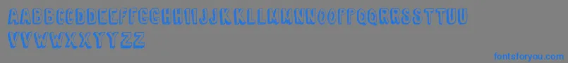 TireShopDemoVersion Font – Blue Fonts on Gray Background