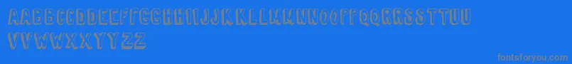 TireShopDemoVersion Font – Gray Fonts on Blue Background