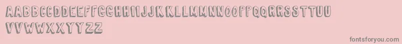 TireShopDemoVersion Font – Gray Fonts on Pink Background