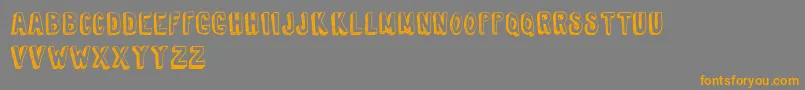 TireShopDemoVersion-Schriftart – Orangefarbene Schriften auf grauem Hintergrund
