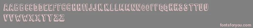 TireShopDemoVersion Font – Pink Fonts on Gray Background