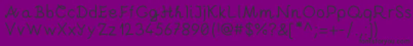 AndreiProByKreativfont.Com-Schriftart – Schwarze Schriften auf violettem Hintergrund