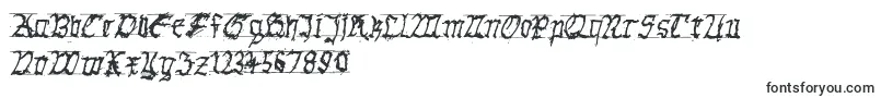 GothichanddirtyBold-Schriftart – Schriften für Microsoft Word