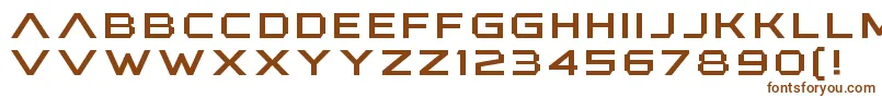 Więcej informacji o czcionce AnotherXanadu Czcionka AnotherXanadu – brązowe czcionki na białym tle