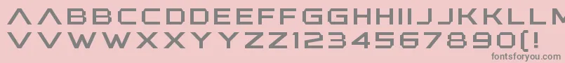 AnotherXanadu Font – Gray Fonts on Pink Background