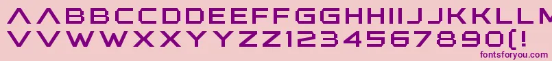 AnotherXanadu Font – Purple Fonts on Pink Background