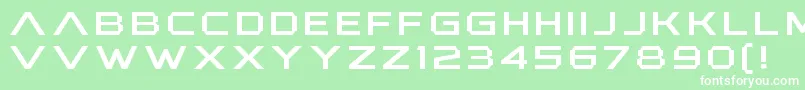 AnotherXanadu Font – White Fonts on Green Background