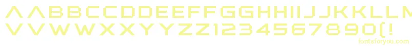 AnotherXanadu Font – Yellow Fonts on White Background