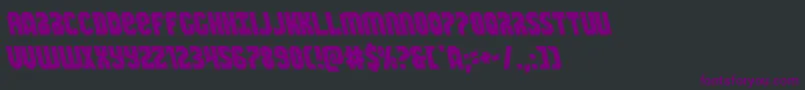 Warnationleft Font – Purple Fonts on Black Background