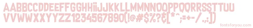 SupersonicRocketship Font – Pink Fonts on White Background