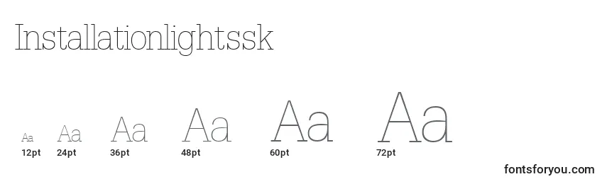 Installationlightssk Font Sizes