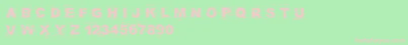 FuckautorityRegular Font – Pink Fonts on Green Background