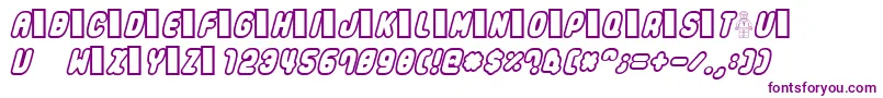 Legothick Font – Purple Fonts on White Background