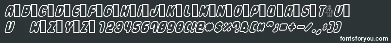 Legothick Font – White Fonts on Black Background