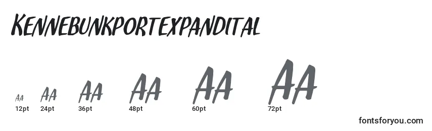 Kennebunkportexpandital Font Sizes