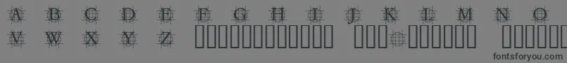 Grafbb Font – Black Fonts on Gray Background