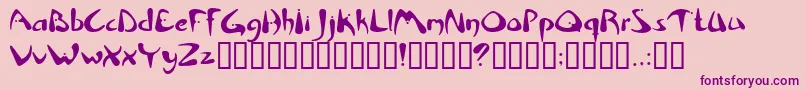 More about Rhino Font Rhino Font – Purple Fonts on Pink Background