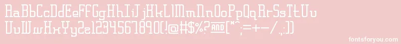 FrankfurtMesseSerif Font – White Fonts on Pink Background
