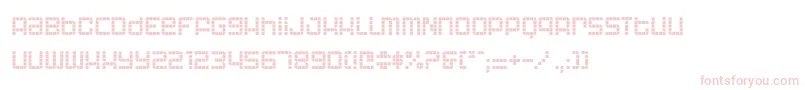 Astronaut Font – Pink Fonts on White Background