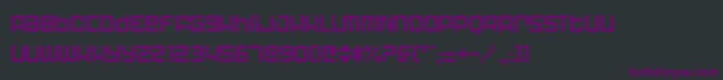 フォントAstronaut – 黒い背景に紫のフォント