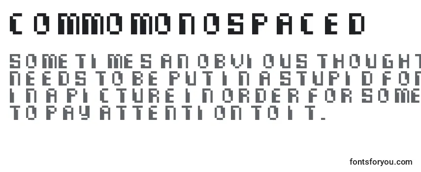 Шрифт CommoMonospaced