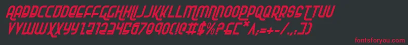 Rokikieri Font – Red Fonts on Black Background