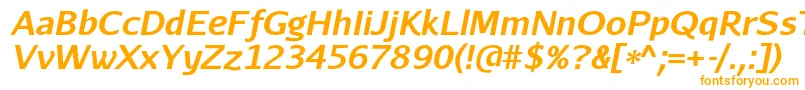 AurulentsansBolditalic Font – Orange Fonts