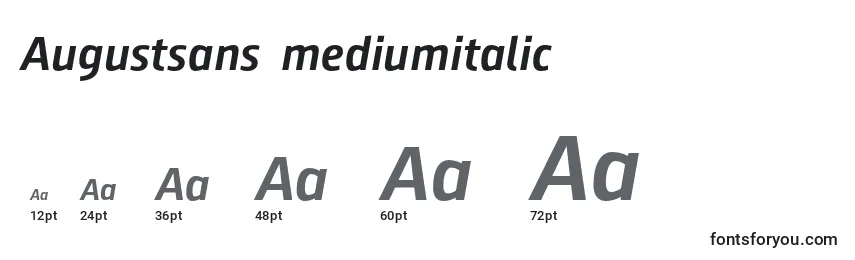 Размеры шрифта Augustsans66mediumitalic (52269)