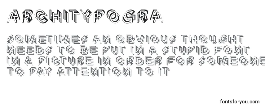 Architypogra-fontti