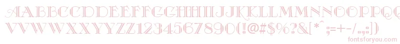 CafeDeFranceDeco-Schriftart – Rosa Schriften