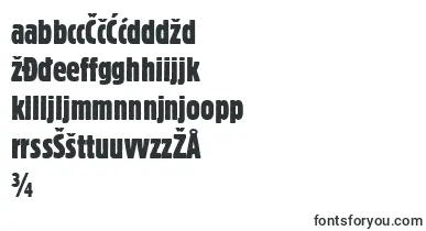 Blockdregextcon font – croatian Fonts