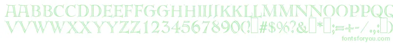 E820DecoRegular Font – Green Fonts