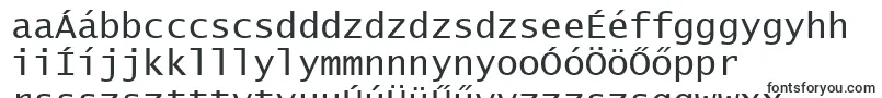 Шрифт LucidaConsole – венгерские шрифты