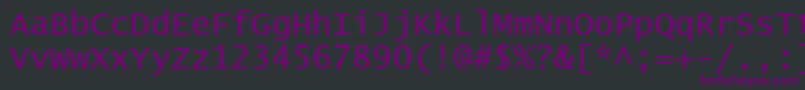 fuente LucidaConsole – Fuentes Moradas Sobre Fondo Negro