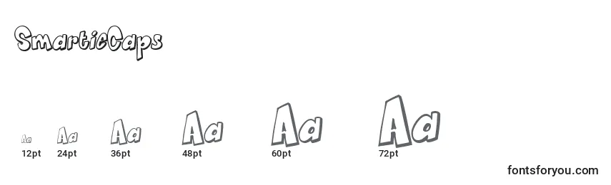 SmartieCaps Font Sizes