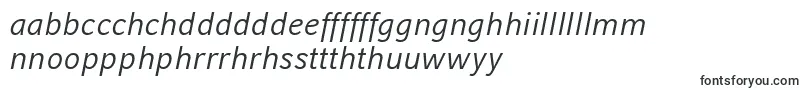 CompatilFactLtComItalic Font – Welsh Fonts