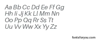 AileronItalic Font